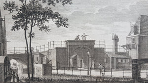 Amsterdam Raampoort - P Fouquet - 1783
