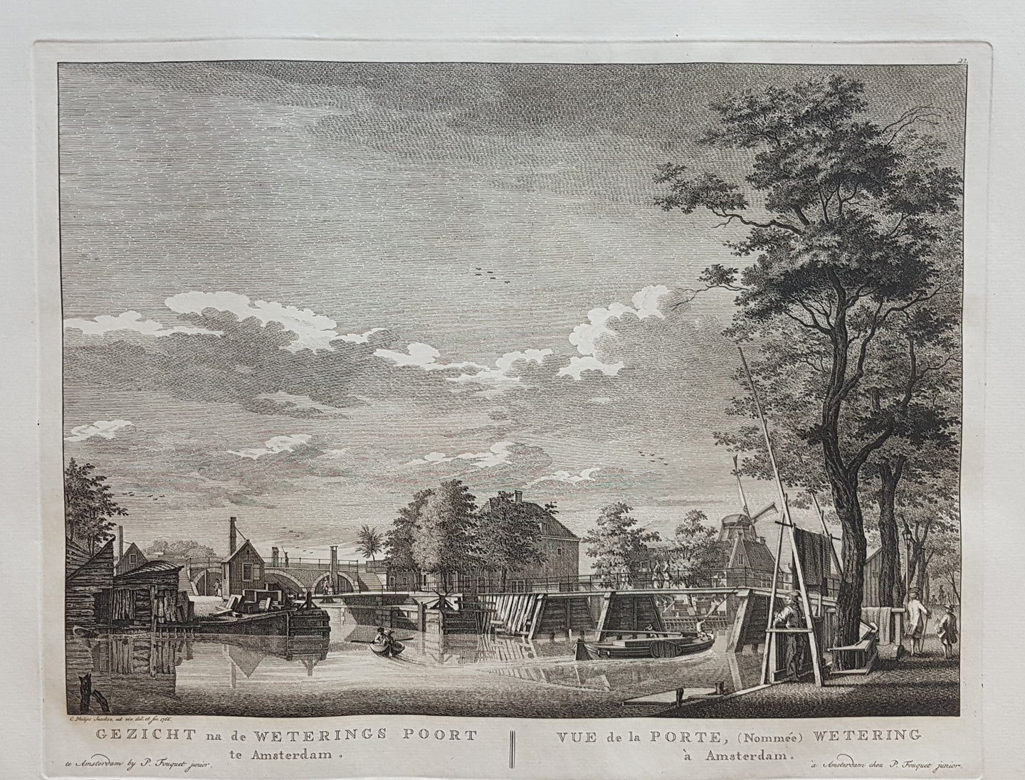 Amsterdam Weteringspoort - P Fouquet - 1783