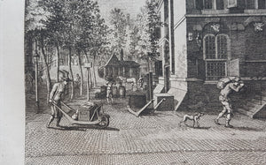 Amsterdam Nieuwezijds Herenlogement Haarlemmerstraat - P Fouquet - 1783