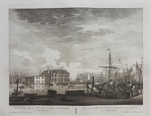 Amsterdam Nieuwe Stadsherberg in het IJ - P Fouquet - 1783
