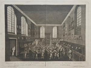 Amsterdam Doorluchtige School Agnietenkapel interieur - P Fouquet - 1783