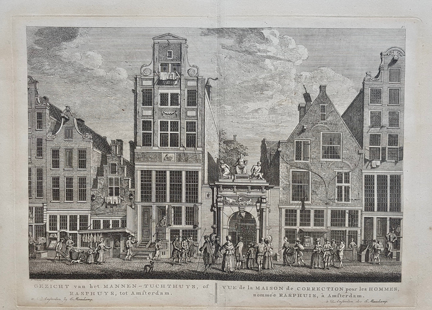 Amsterdam Rasphuis Heiligeweg - P Fouquet / E Maaskamp - 1805