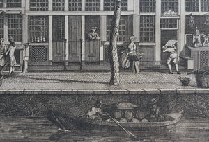 Amsterdam Oudezijds Achterburgwal Spinhuis en Spinhuissteeg - P Fouquet / E Maaskamp - 1805