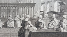 Afbeelding in Gallery-weergave laden, Amsterdam Spinhuis Interieur - P Fouquet - 1783