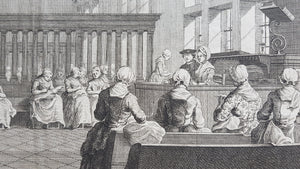 Amsterdam Spinhuis Interieur - P Fouquet - 1783
