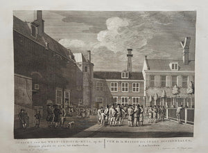 Amsterdam WIC West-Indisch Huis Binnenplaats - P Fouquet - 1783
