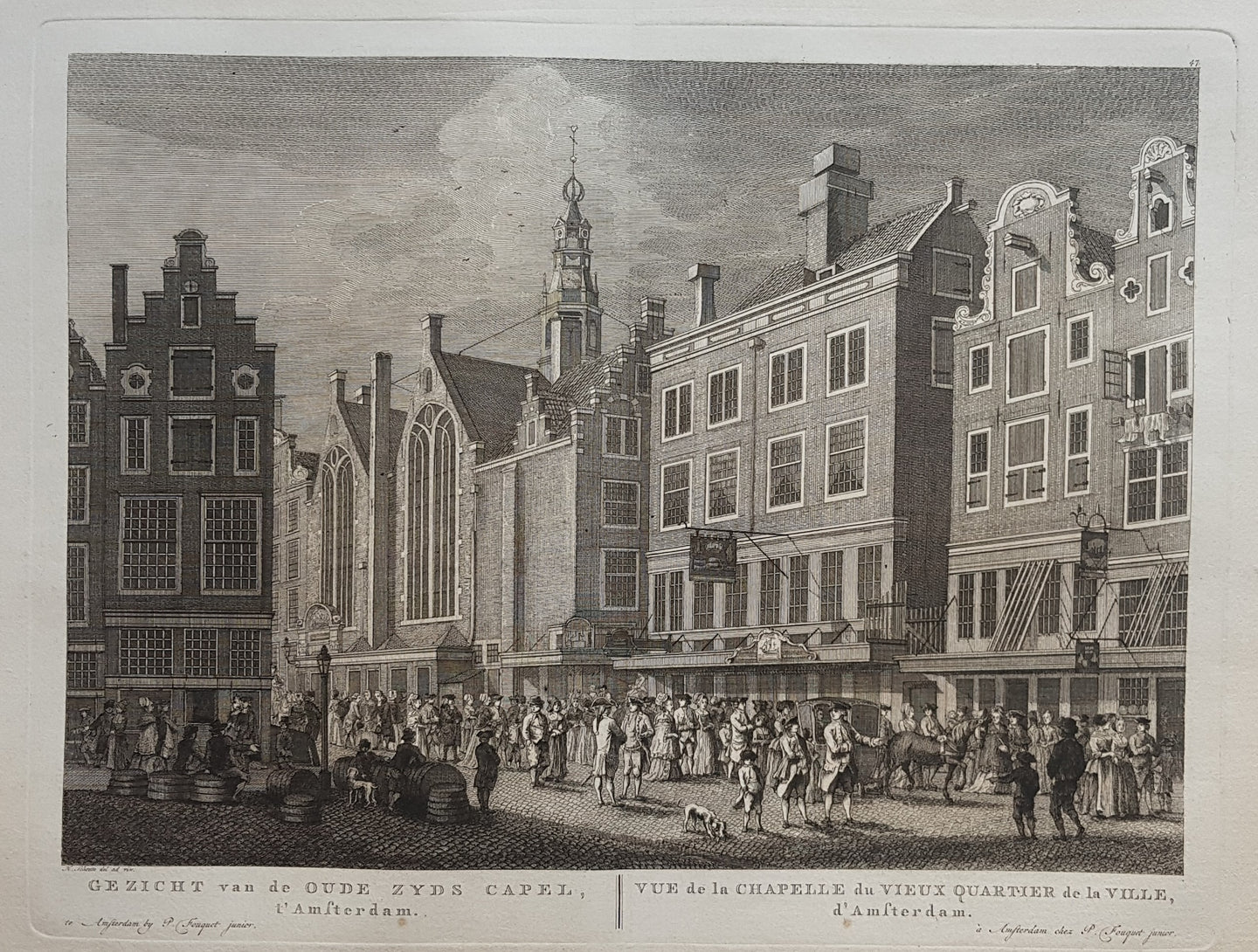 Amsterdam Sint Olofskapel Zeedijk - P Fouquet - 1783