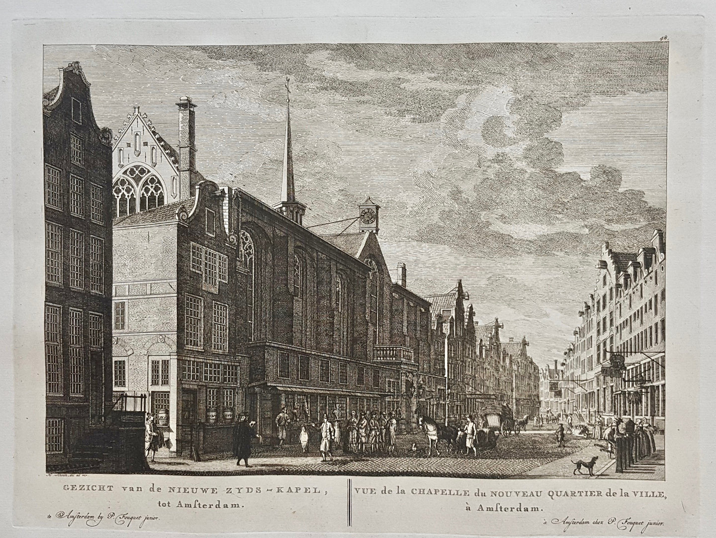 Amsterdam Nieuwezijds Kapel - P Fouquet - 1783