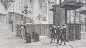 Amsterdam Nieuwezijds Kapel Interieur - P Fouquet - 1783