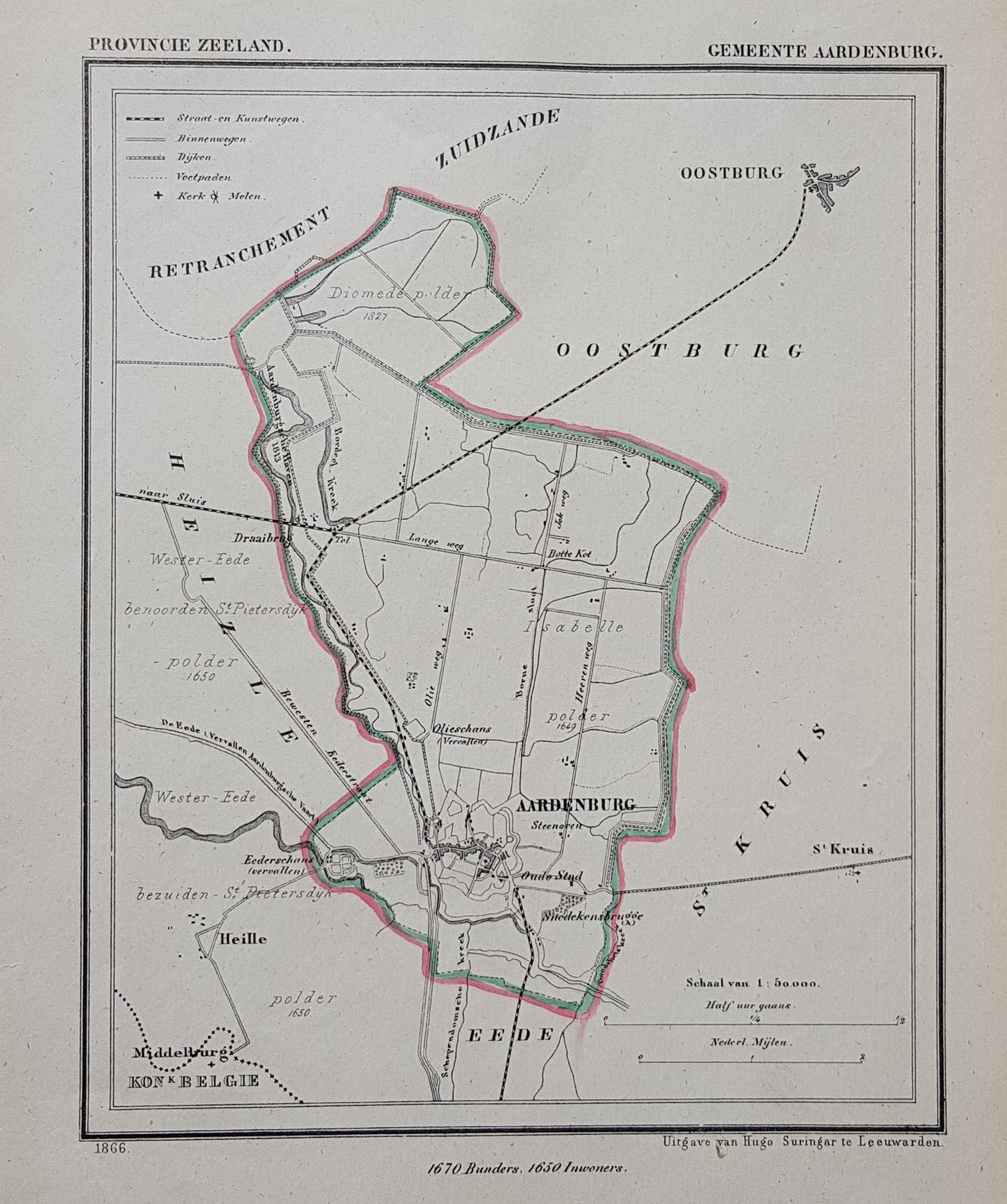 AARDENBURG - Kuijper / Suringar - 1866