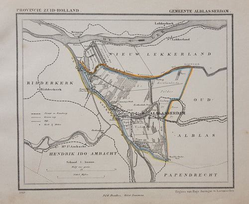 ALBLASSERDAM - Kuijper / Suringar - 1866