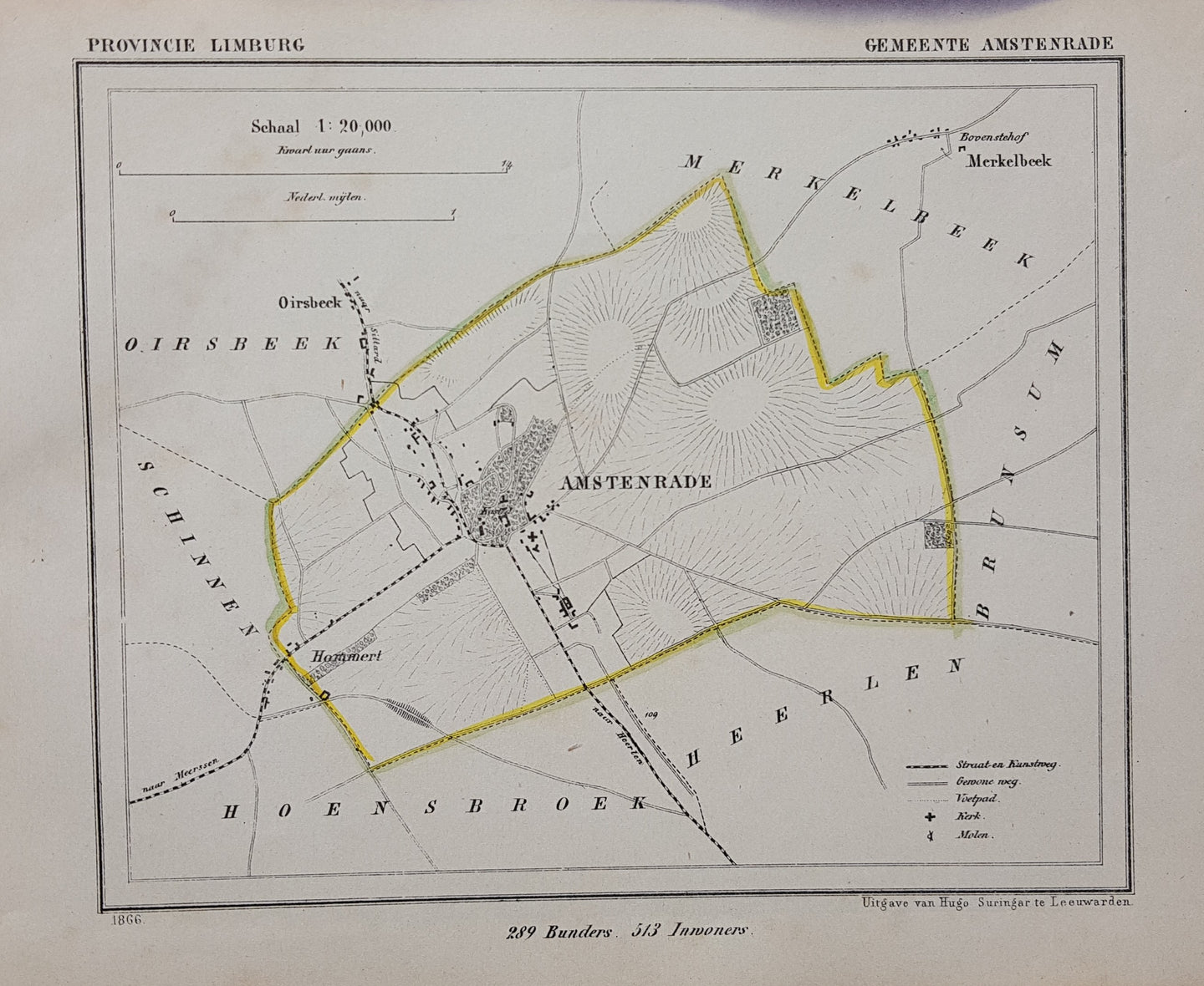 AMSTENRADE - Kuijper / Suringar - 1866