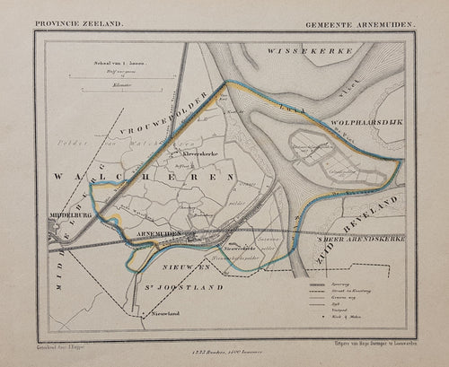 ARNEMUIDEN - Kuijper / Suringar - 1866