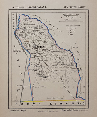 ASTEN - J Kuijper / H Suringar - ca. 1867