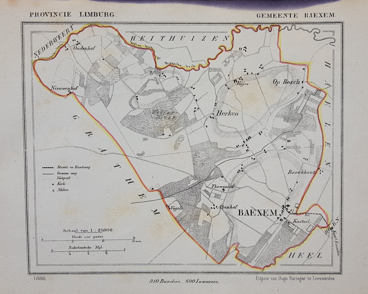 BAEXEM - Kuijper / Suringar - 1866