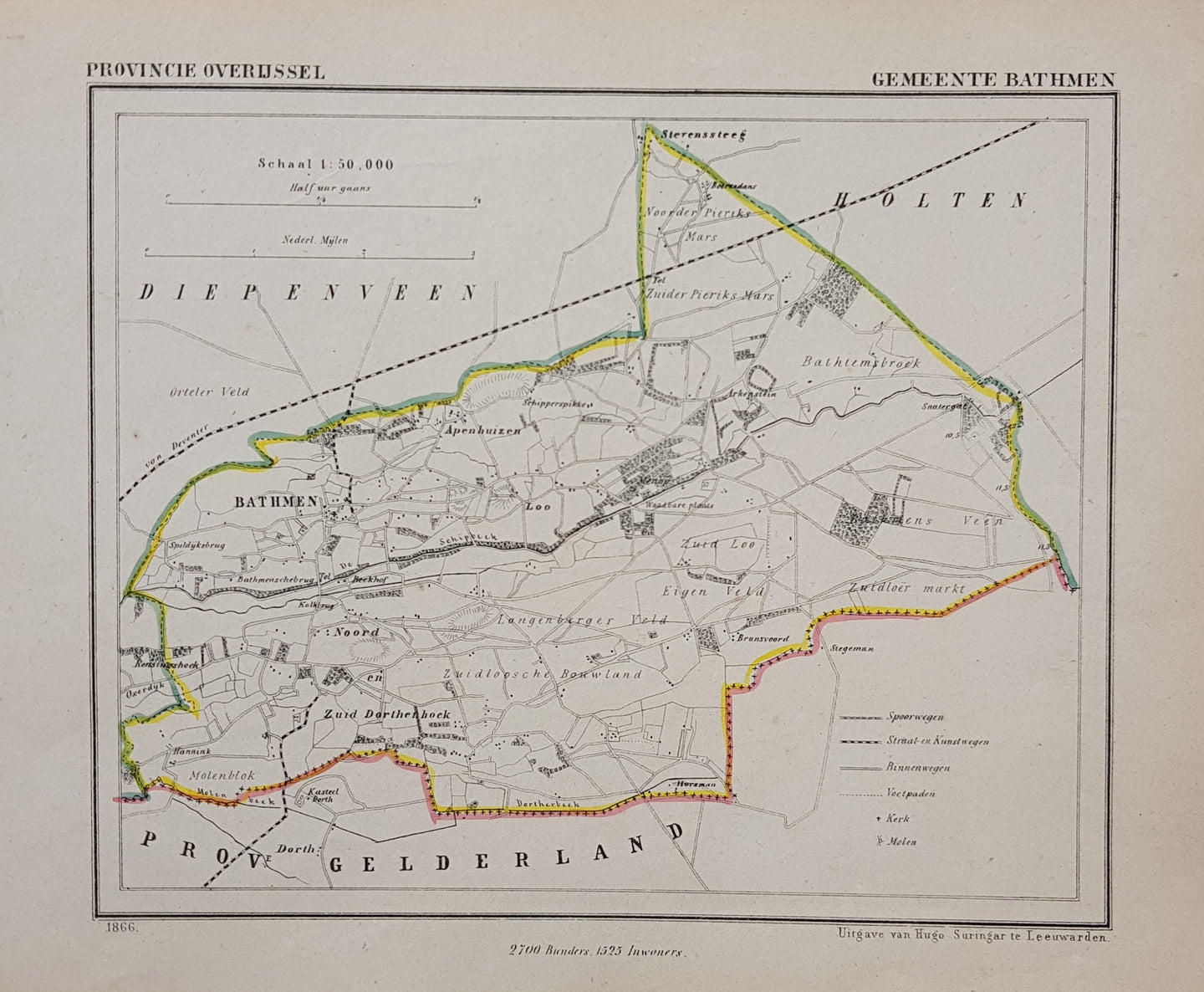 BATHMEN - Kuijper / Suringar - 1866