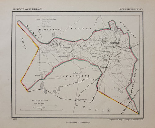 BERGEIJK - J Kuijper / H Suringar - 1866