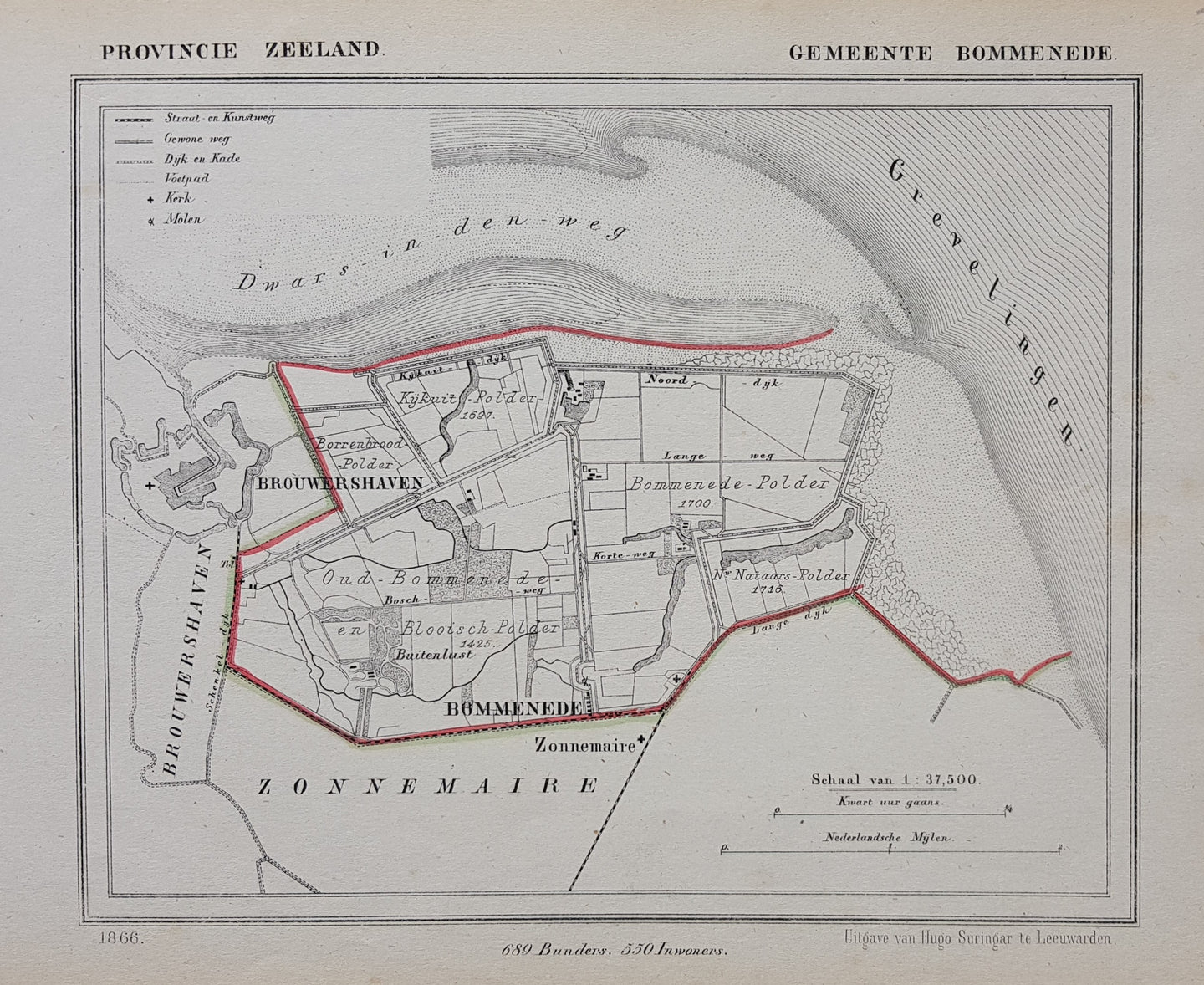 BOMMENEDE - Kuijper / Suringar - 1866