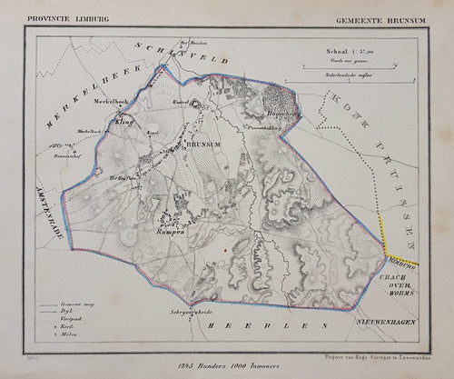 BRUNSSUM - Kuijper / Suringar - 1866