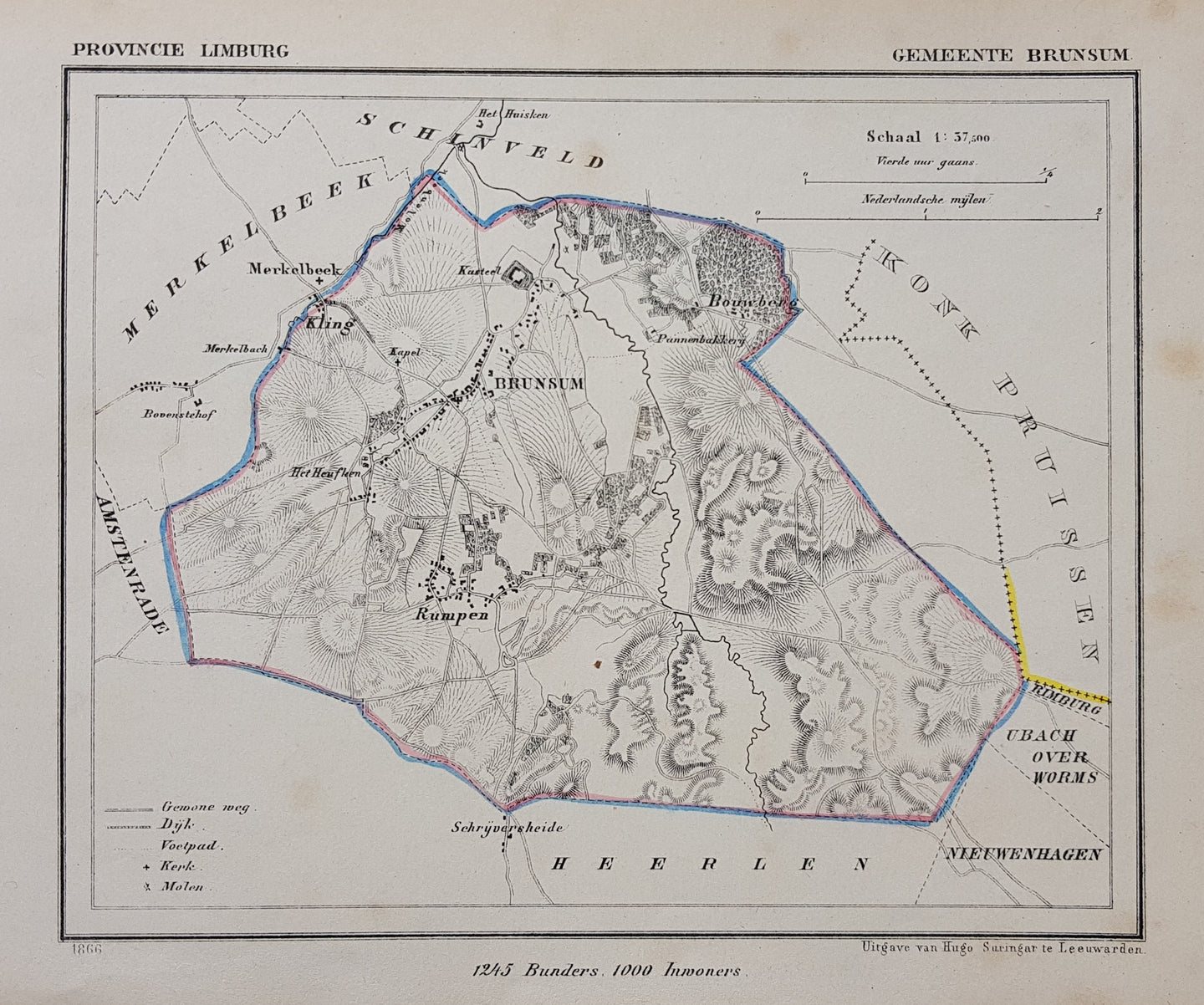 BRUNSSUM - Kuijper / Suringar - 1866