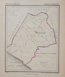 DRIEWEGEN - Kuijper / Suringar - 1868