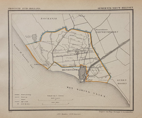 HELLEVOETSLUIS NIEUW-HELLEVOET - Kuijper / Suringar - 1866