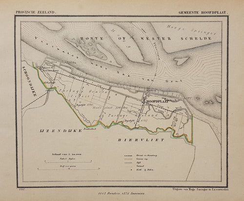 HOOFDPLAAT - Kuijper / Suringar - 1867