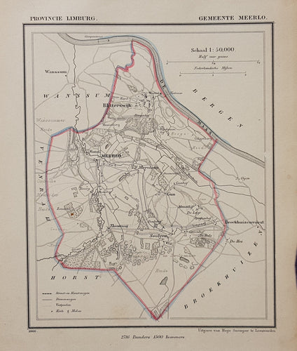 MEERLO - Kuijper / Suringar - 1866