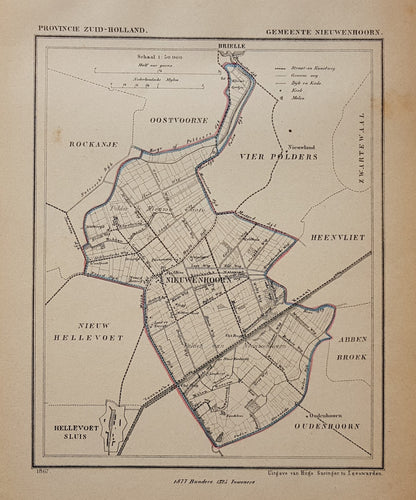 NIEUWENHOORN - Kuijper / Suringar - 1865