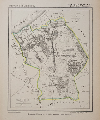 NUNSPEET - J Kuijper / H Suringar - ca. 1867