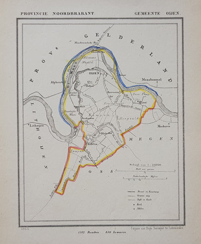OOIJEN - J Kuijper / H Suringar - 1865