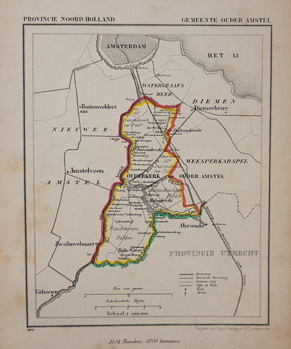 OUDER-AMSTEL - J Kuijper / H Suringar - 1869