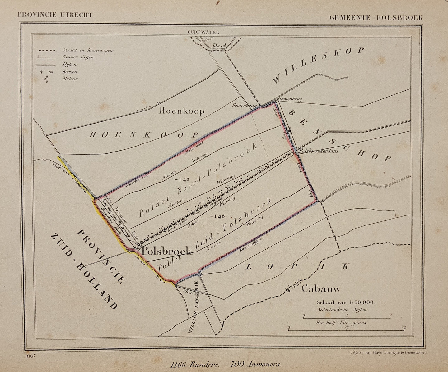 POLSBROEK - Kuijper/Suringar - 1867