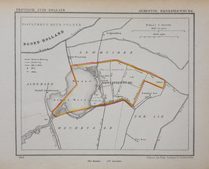RIJNSATERWOUDE - Kuijper/Suringar - 1865