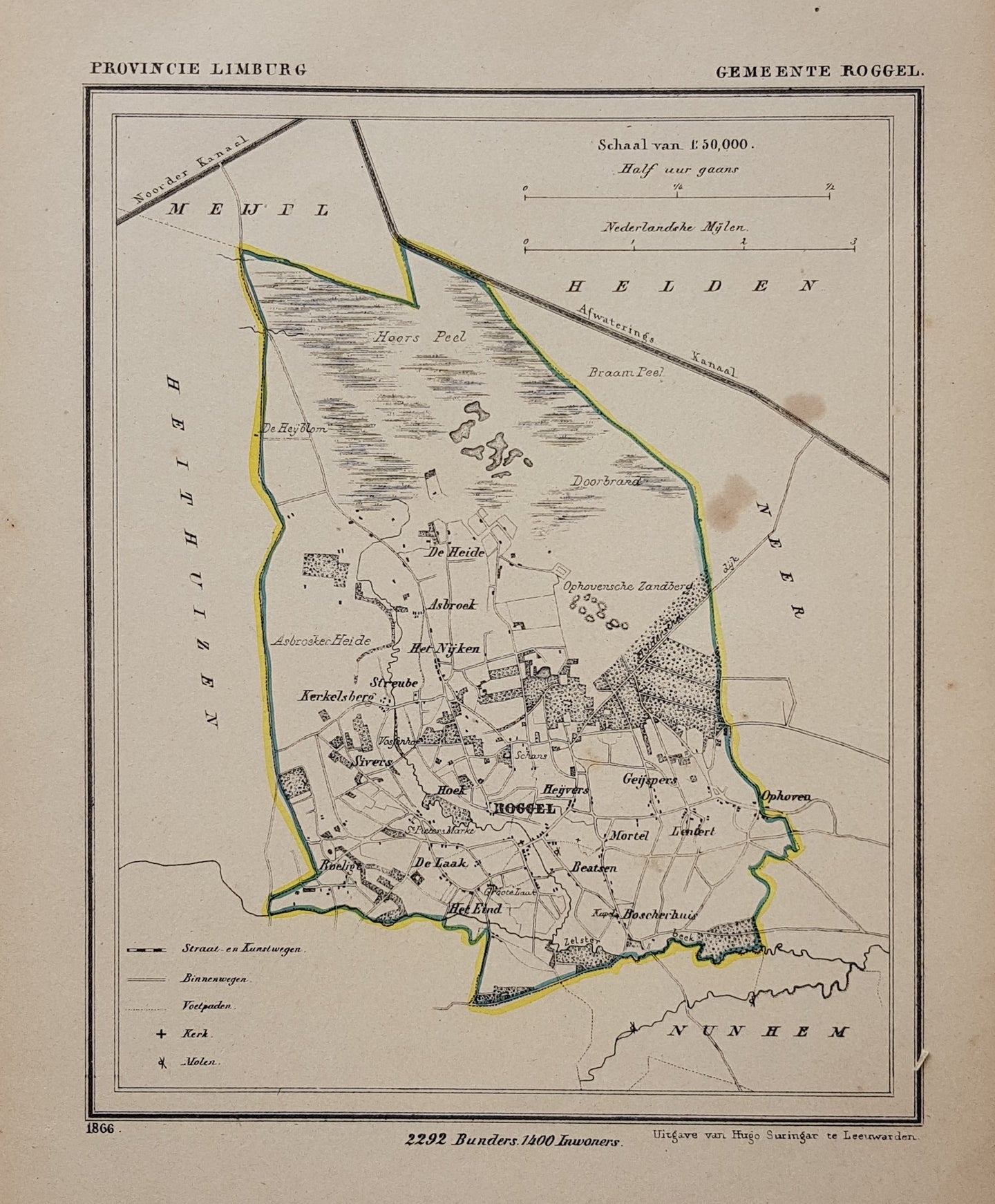 ROGGEL - Kuijper / Suringar - 1866