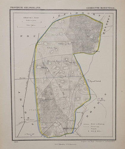 ROZENDAAL - J Kuijper / H Suringar - 1865