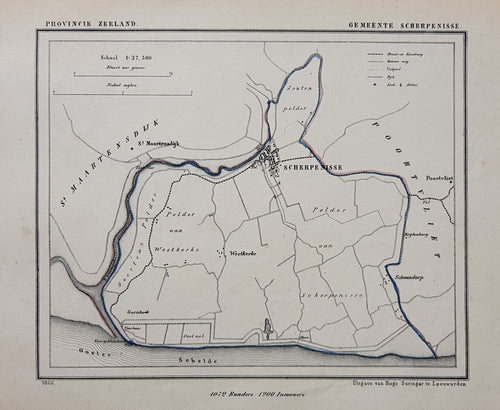 SCHERPENISSE - Kuijper / Suringar - 1866