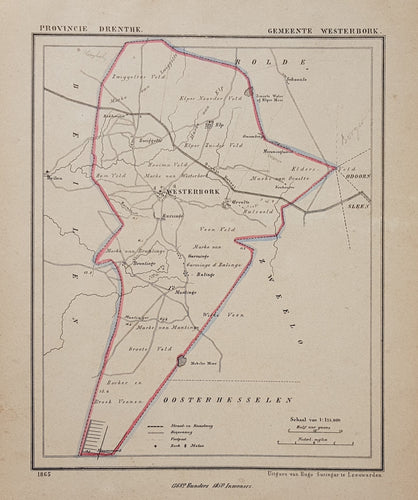 WESTERBORK - Kuijper / Suringar - 1867