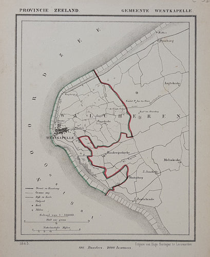 WESTKAPELLE - Kuijper / Suringar - 1865
