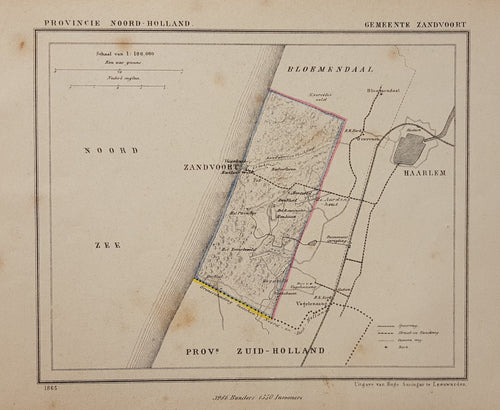 ZANDVOORT - J Kuijper / H Suringar - 1865