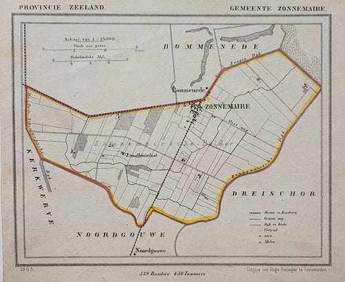 ZONNEMAIRE - Kuijper / Suringar - 1865