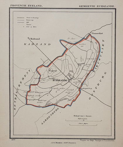 ZUIDZANDE - Kuijper/Suringar - 1866