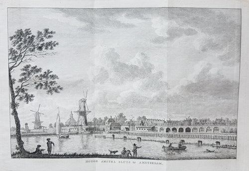 Amsterdam Hogesluis gezien vanaf de Weesperzijde - KF Bendorp - 1793