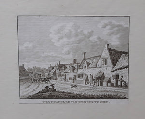 Westkapelle Gezicht op het dorp - Bendorp - 1793