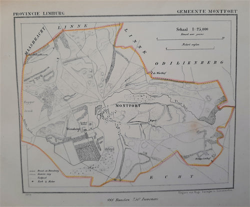 MONTFORT - Kuijper / Suringar - 1866