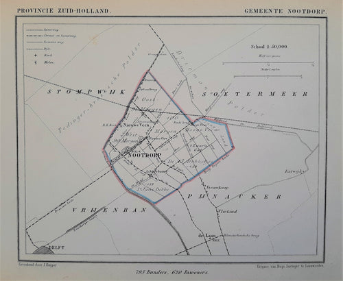 NOOTDORP - Kuijper / Suringar - ca. 1867