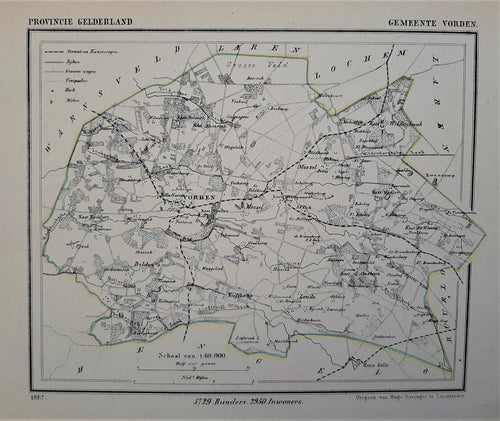 VORDEN - Kuijper / Suringar - 1867
