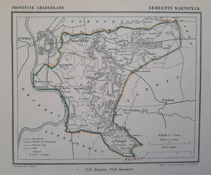 WARNSVELD - Kuijper / Suringar - ca. 1867