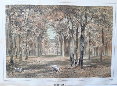 Oegstgeest Kasteel Endegeest - GJ Bos / PWM Trap / DJ Couvée - ca 1859