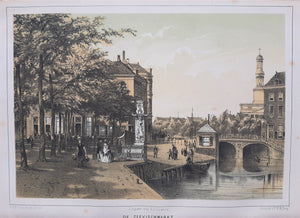 Leiden Vismarkt - GJ Bos / PWM Trap / DJ Couvée - ca 1859
